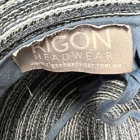 Rigon Headwear Women's Foldable Travel Packable Floppy Wide Brim Straw Sun Hat - Picture 6 of 8